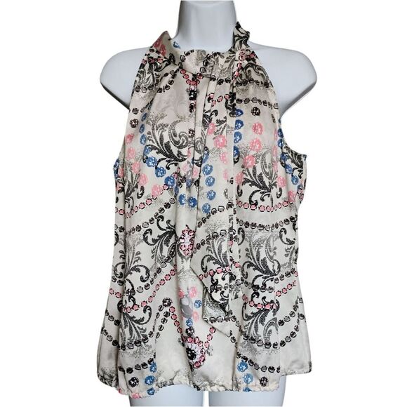 Gorgeous Sunny Leigh Necktie Detal Halter Top Size XL - Picture 13 of 16